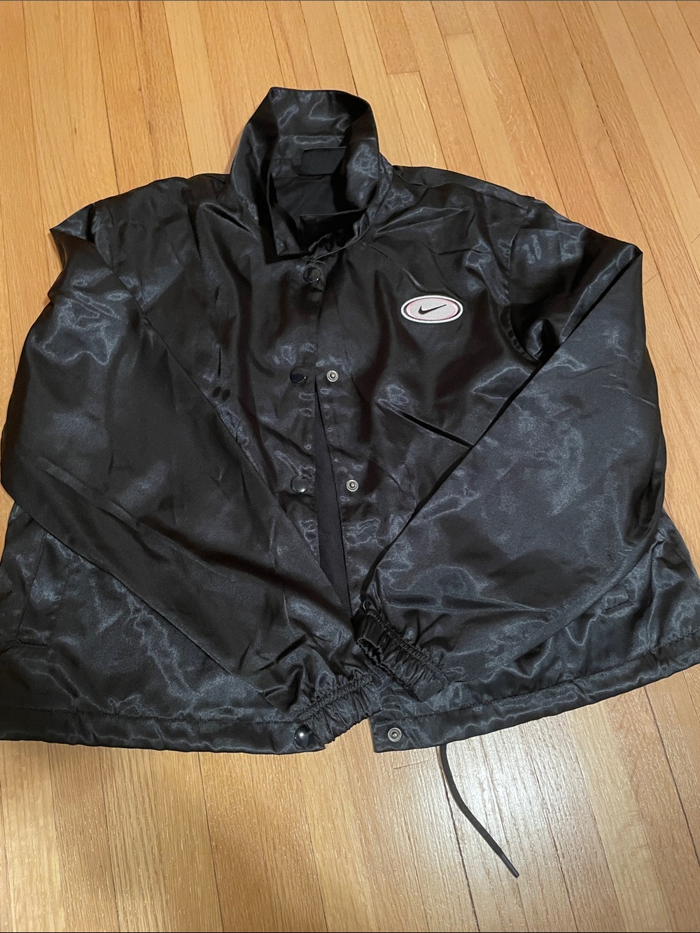 Nike satin bomber jacket